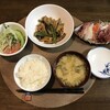 麻婆茄子とお刺身