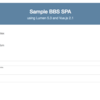 Lumen 5.3 と Vue.js 2.1 で簡易掲示板を作る 〜フロントエンド編〜