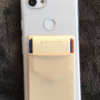 スマホに貼り付けるタイプのケース買った