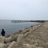 会社を休んで、豊浜漁港に釣りに行ってきた。