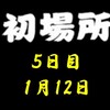 初場所５日目の８番と最高点の予想はこちら