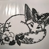 久々に、切り絵