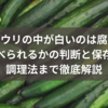 キュウリの中が白いのは腐敗？食べられるかの判断と保存・調理法まで徹底解説