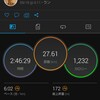 9月18日。27.6kmJOG。シャワーRUNとシャワーWalk。