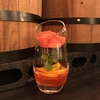 オリジナルカクテル　フーディーグラス「皮ごと食べれるオレンジ＆ピンクグレープフルーツ」