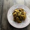 ささみと舞茸のカレー炒め