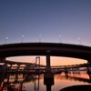 2014年最後の夜明け！レインボーブリッジのループ橋の夜明けを撮影してきました！