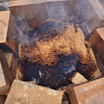 庭での焼き芋アウトドア。焼き芋実験!!
