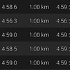 つくばに向けて再スタート　５ｋｍ×３ビルドアップ走