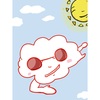 夏を満喫クラウドさん👓