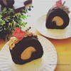 手作りチョコロールケーキ