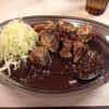 ゴールドカレー 野々市店 スペアリブカレー Mサイズ+唐揚げ \800→\500+\160