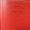 モーツァルト　ピアノ四重奏曲　第１番　ト短調　K.478/Mozart Piano　Quartet Nr.1 g-moll K.478