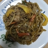 旬の食材紹介　取り寄せ野菜たっぷりの焼きそば