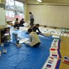 お休み返上で