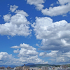 2012年の京都の感動的な夏空