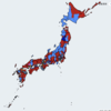 全国開票マップはおもしろい