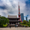 増上寺と東京タワー