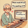 ChatGPT-4.5から4oへの切り替えは手動でした