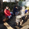 幼児クラス「たんぽぽこどもの園」のお餅つき