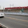 登校の風景：半田街道沿いの通学路変更