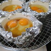 Smoked egg！！ 燻製生卵をレンジで半熟に・・ 超！！うめえ～！！＼(*^▽^*)／