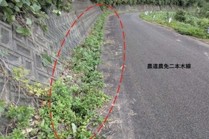 上越市中郷区の農道でグレーチング15枚盗まれる