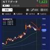 日経平均下落の影響を受けずだけど。。。NTTデータ(21/2/24)-初心者が少額投資で月1万円お小遣いを稼ぐ！