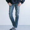 WHEIR SKINNY JEANS URBAN RESEARCH アーバンリサーチ パンツ/ジーンズ ジーンズその他 ブルー ネイビー ブラック　送料無料