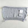 ダイソーのメランジテイストで編むシンプルなセーター(3)
