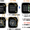 AppleWatch　新しき時報　【アラーム時刻の記録】