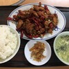 龍門 - 鶏のピリ辛炒め定食