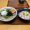 青森県三沢市/小笠原食堂さんで海鮮ラーメンと三沢漁港丼を食べて来ました。