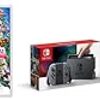 Nintendo Switch 本体 (ニンテンドースイッチ) 【Joy-Con (L)/(R) グレー】&【Amazon.co.jp限定】液晶保護フィルムEX付き(任天堂ライセンス商品) + 大乱闘スマッシュブラザーズ SPECIAL - Switch (【Amazon.co.jp限定】オリジナルラバーコースター 同梱)