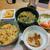 玉子かけご飯。男爵コロッケ