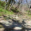 赤神神社　９９９段の石段　御手洗の池まで（秋田県男鹿市）