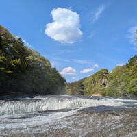 <群馬県沼田市>2つに割れてる珍しい豪快滝！吹割の滝