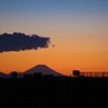 夕景～富士山と東京