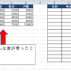 マトリクス表をリスト表に変更する。