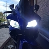 YZF-R125のヘッドライトをLED両目点灯にした。