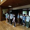 通学合宿で来た子たちへの挨拶