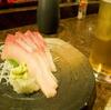 高砂家でねえさんオススメのブリ刺し