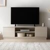 【実体験レビュー】RASIK Velstaテレビ台110cm幅が賃貸ワンルームの救世主！圧迫感ゼロの木目ホワイト収納術
