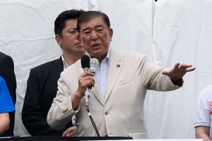 石破首相が上越市で街頭演説　参院選自民候補を応援