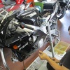 FZR400フロントフォークオーバーホール