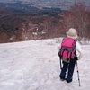 春です。残雪の山編（青田難波山）