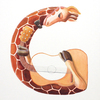 水彩画「Giraffe / Guitarist」