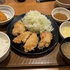 節制中飲食物摂取記録. から好し定食.とんから亭 八尾店.夕食