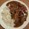  ハムブツ切り＋チョリソの高カロリーカレーを作ってみた。