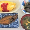 夕食の作り置き料理を食べました‥